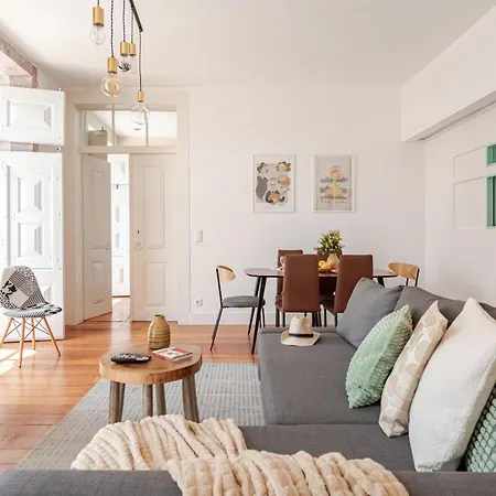 アパート Jardim Do Tabaco - Spacious And Full Of Light 1 Bdr